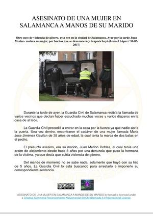 Asesinato De Una Mujer