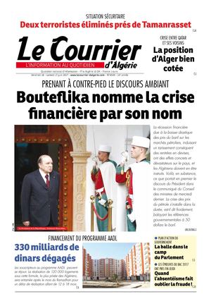 Le Courrier D'Algérie Du Samedi 17 Juin 2017