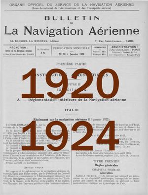 Bnae 1920-1924 Numéros 001 - 057