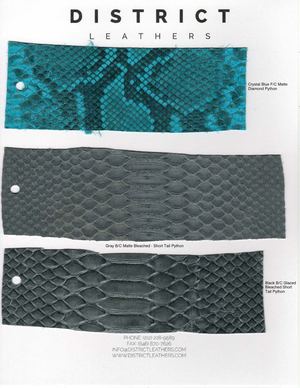 District Leathers Python Guide