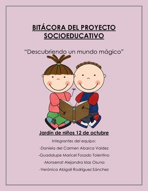 Bitácora Jardín De Niños 12 De Octubre