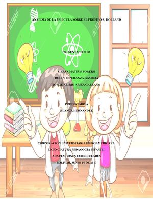 Película Sobre El Profesor Holland