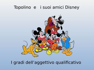 Aggettivi Qualificativi