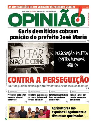 OPINIÃO DE BOCA DO ACRE - EDIÇÃO 278