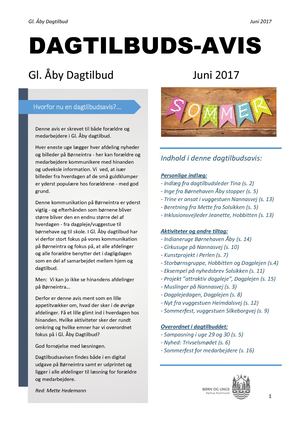 Dagtilbudsavis Juni 2017