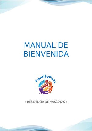 Manual De Bienvenida