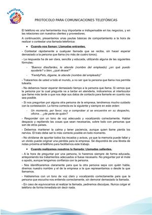 Protocolo Para Comunicaciones Telefónicas