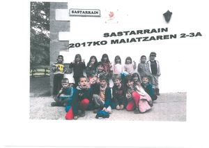 Sastarrain 1.maila 2017