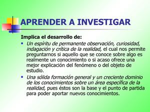 El Proceso De Investigacion Cientifica