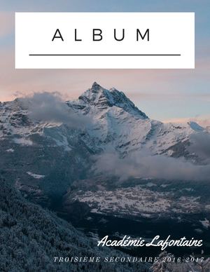Album 3e secondaire 2016-3017