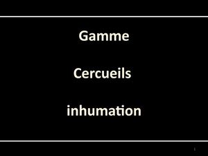 Pompes Funèbres - Cercueils et produits funéraires - Obseques - Catalogue