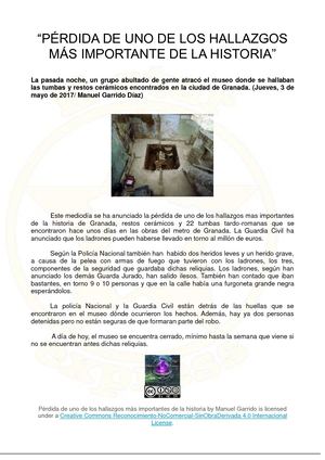 Pérdida De Uno De Los Hallazgos Más Importante De La Historia