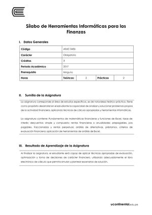 Herramientas Financieras 2017