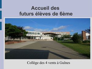 Accueil Des Futurs éLèves De 6ème