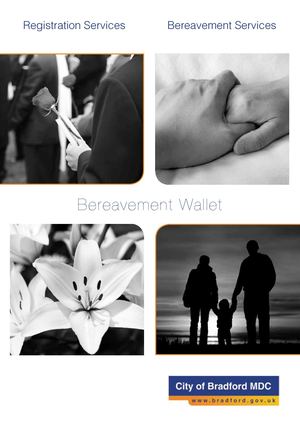 Bradford Bereavement Folder