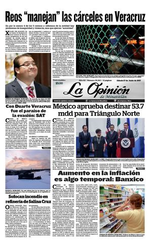 Sabado 17 De Junio De 2017 | La Opinión de Minatitlán