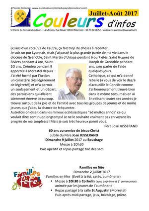 Couleur d'infos  Juillet-Aout 2017