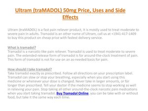 tramadol (ultram) 50 mg tablet