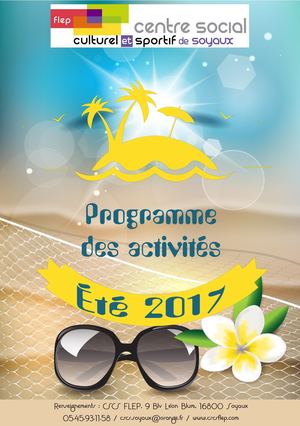 Livret Activités Ete 2017 CSCS FLEP