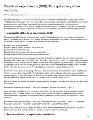 Diseño De Experimentos