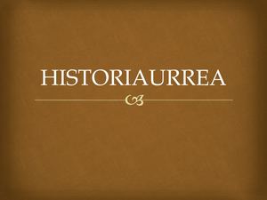 Historiaurrea