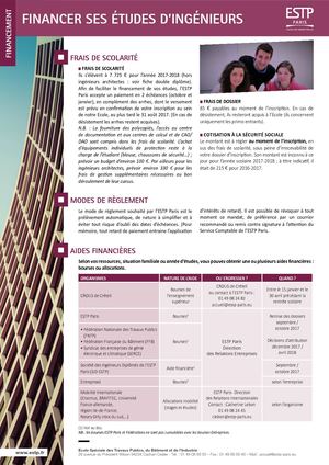 Estp Concours_Financement 2017