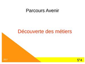 Parcours Avenir 5e4