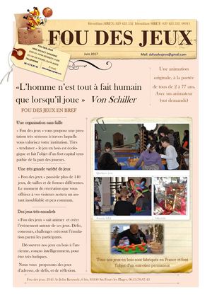 Catalogue Fou Des Jeux