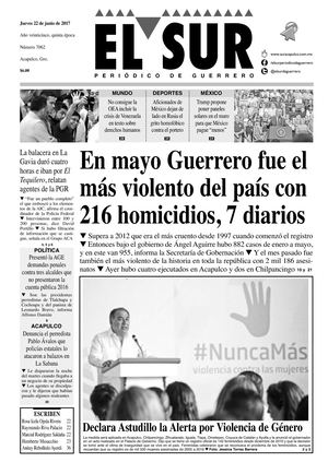 El Sur Jueves 22062017