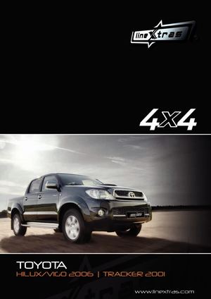 Catálogo Toyota Hilux 2006 + Tracker 2001