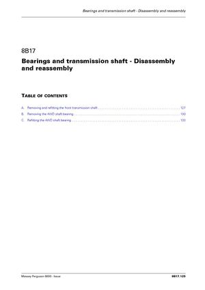 MASSEY FERGUSON MF 8670 TRACTOR Service Repair Manual