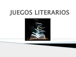 Juegos Literarios Actual