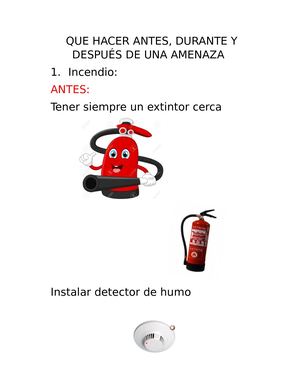 Antes, Durante y Despues.