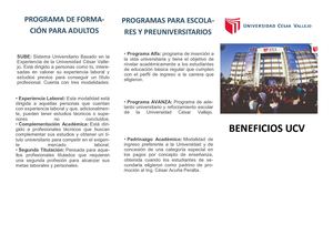 Beneficios Ucv