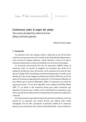 CONTROVERSIA SOBRE EL ORIGEN DEL ANIME