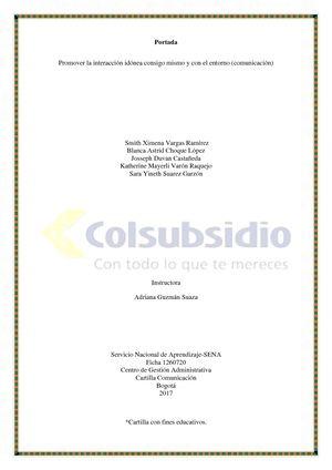 Cartilla Comunicación