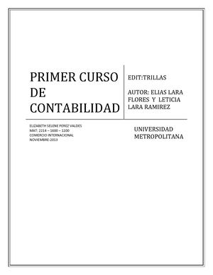 Introduccion A La Contabilidad