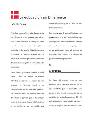 La Educación En Dinamarca