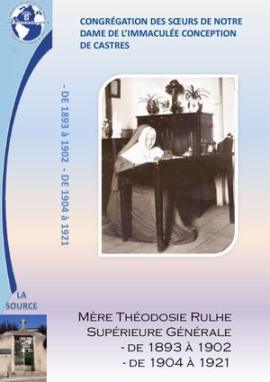 Mère Théodosie Rulhe 5ème Supérieure Générale de la Congrégation