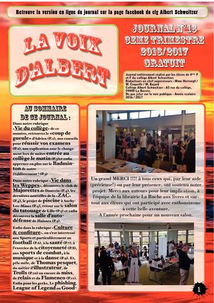 La Voix d'Albert n°16.