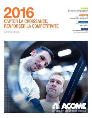 Acome Rapport Activité 2016