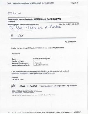 SF 181 - Derrick Easter -  SAA Office of International Affairs