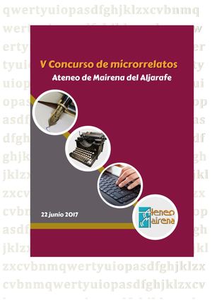 Finalistas V Concurso Microrrelatos Ateneo Mairena Pdf