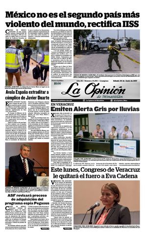 Sabado 24 De Junio de 2017 | La Opinión de Minatitlán