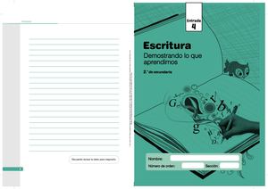 Cuadernillos Secundaria Comunicacion Entrada Cuadernillo Entrada4 Escritura 2do Grado