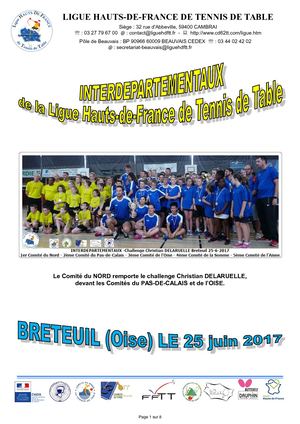 Interdepartementaux 2017