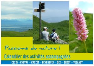 Calendrier Des Sorties Accompagnées Juillet 2017