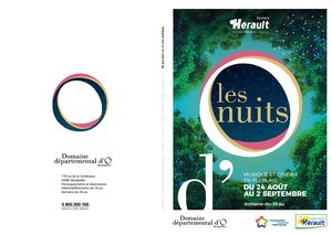 Programme Les Nuits d'O 2017