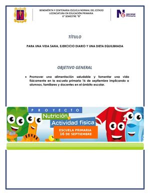 Titulo De Proyecto Escuela 16 De Septiembre Trabajo 3