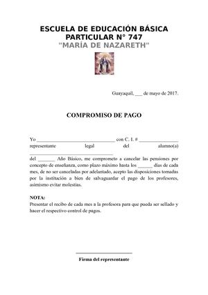 Compromiso De Pago
